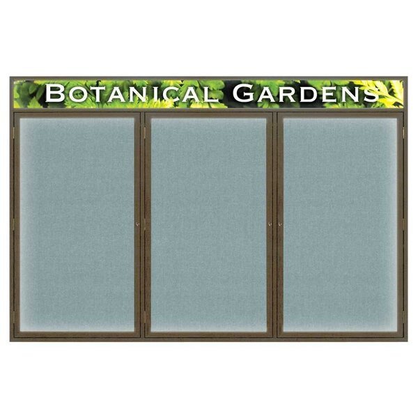 Open Faced Traditional Rounded Corkboard, UNITED VISUAL PRODUCTS, Mfr# UV642ARC-SATIN-BUFF